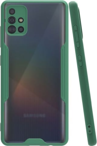 Samsung Galaxy A51 ile Uyumlu Kapak Colorful Kamera Korumalı Silikon Kılıf