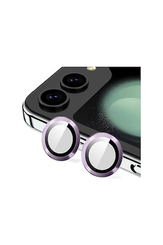 Galaxy Z Flip 5 Valdez Metal Kamera Lens - Derin Mor