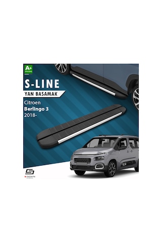 S-Dizayn Citroen Berlingo 3 S-Line Aluminyum Yan Basamak 203 Cm 2