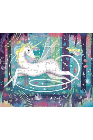 Sassi Unicorn Book And Puzzle