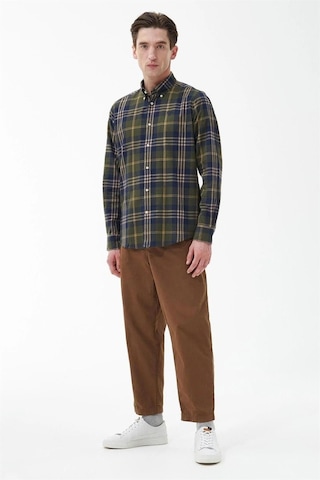 Barbour Erkek Edgar Tailored Gömlek Ol51 Olive-ol51 Olive Yeşil