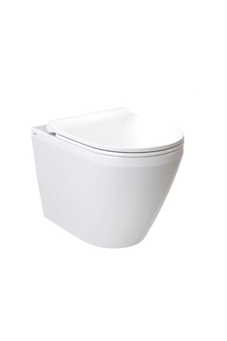 Vitra İntegra Kısa Kanalsız Asma Klozet Yanları Kapalı + Vitra Slim Duroplast Kapak + Vitra Gömme Set 7040l003-0090 Beyaz