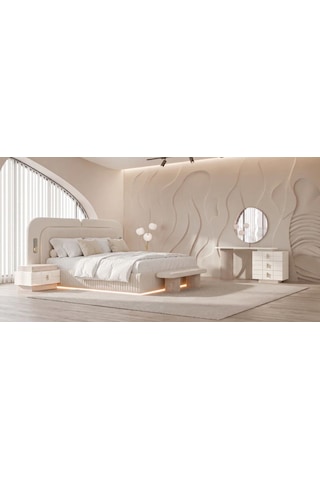 Loft Mdf Bazalı Yatak Odası Takımı