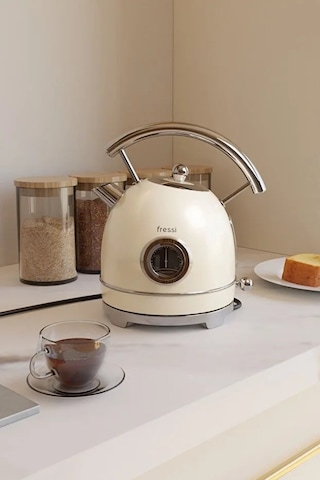 Fressi FR-KT06 1.8 L Isı Göstergeli Retro Kettle Su Isıtıcısı
