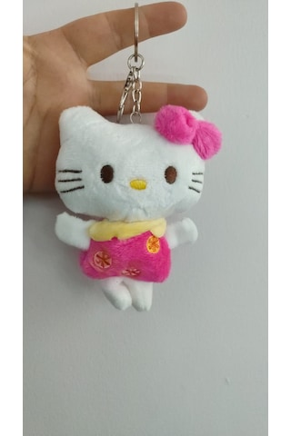 Hello Kitty Peluş Anahtarlık Çanta Aksesuar Boyut:12cmm Çok Renkli