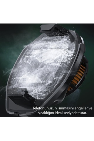 Klipsli Seramik Radyatörlü Telefon Soğutucu Gaming Oyuncu Canlı Yayın İçin Memo