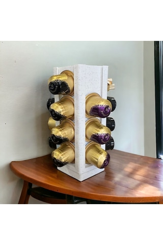 Nespresso Ve Starbuck Uyumlu Kapsül Kahve Tutucu - Hareketli Dönebilen Kapsül Kahve Standı