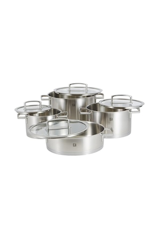 Zwilling Vitality 4 Parça Tencere Seti, Paslanmaz Çelik, Gümüş Re Diğer