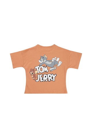 Tom And Jerry Kız Çocuk Tişört 2-5 Yaş İtalyan Kili 18849177424s1 Turuncu