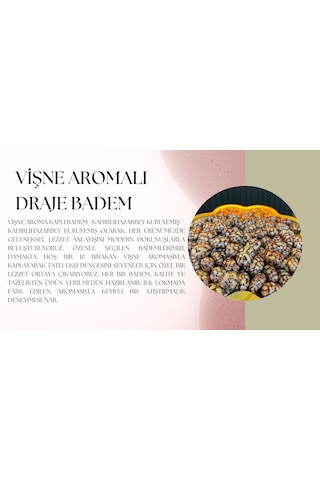 Kadirlihazarbey Vişne Aromalı Draje Badem 50 Gr
