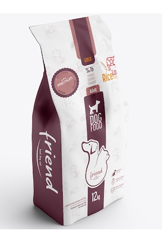 Friend Pet Gold Kuzulu Yetişkin Köpek Maması 12 KG