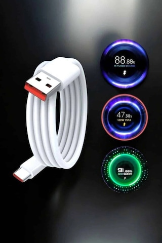 Typec 120w Şarj Aleti Hızlı Şarj Turbo