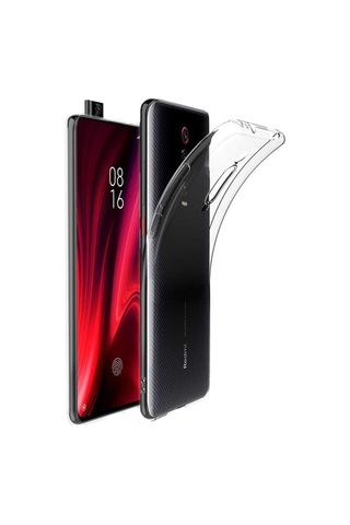 Xiaomi Mi 9T Kılıf Süper Silikon Yumuşak Arka Koruma Şeffaf