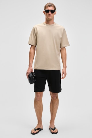 Grimelange CATWALK Erkek %100 Pamuk Regular Fit Bej T-Shirt