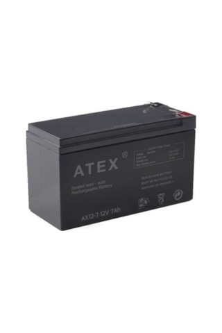 Atex 12 V 7 Ah Kuru Akü Sistem Parçası Güvenilir Güç Çalışma Elemanı