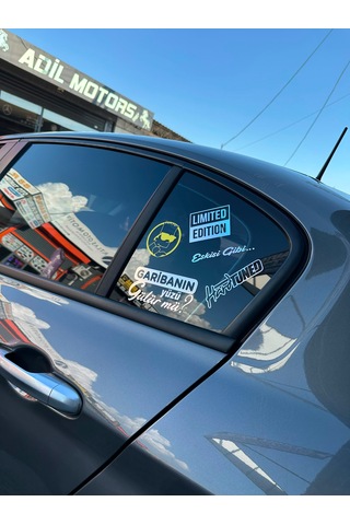 5 Li Oto Sticker Seti Limited 0