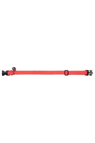 5 Adet Neon Pembe Zilli Ayarlanabilir Kedi Boyun Tasması 22-30 Cm-21506