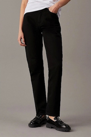 Calvin Klein Jeans Ck Jeans Authentıc Slım Straıght Kadın Siyah Jeans J20j224896-beh Siyah
