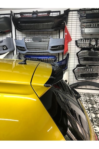Volkswagen Golf 7 - 7.5 Ok Dizayn Spoiler - Piano Black