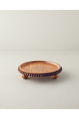English Home Rustique Akasya Sunumluk 23x5 Cm Kahverengi Kahverengi