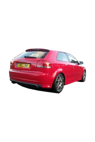 Audi A3 8p S3 2005 - 2008 2 Kapı Arka Tampon Eki - Difüzör Plastik