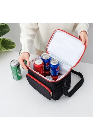 Suofeng Outdoor Aktivite İçin Dayanıklı Oxford Kumaş Isı Saklama Çanta, Öğrenci Bento Çantası, Piknik Ve Seyahat İçin El/omuz Çantası Çok Renkli