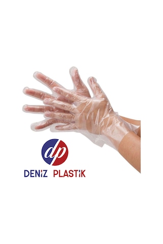 Deniz Plastik Tek Kullanımlık Plastik Poşet 100 Adet