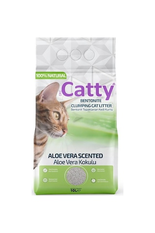 Catty Aloe Vera Kokulu Kedi Kumu 10 Lt