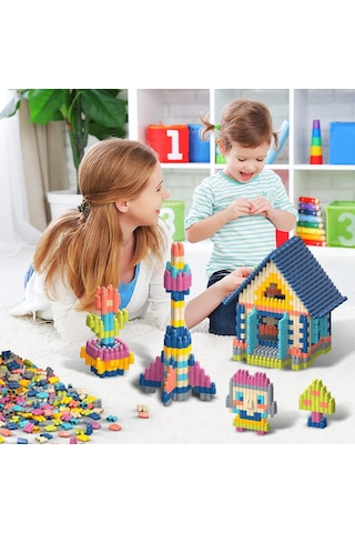 Think Master Constructo Stem Eğitici Oyuncak Yapı Oyuncağı Montessori Zeka Oyunu Yapı Taşları Seti 120 Parça