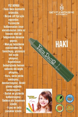 Face Time Yüz Boyası Tek Renk Ruj Model %100 Sağlığa Uygun Ce Ve Ap Belgeli Amos Üretim Yeri Kore