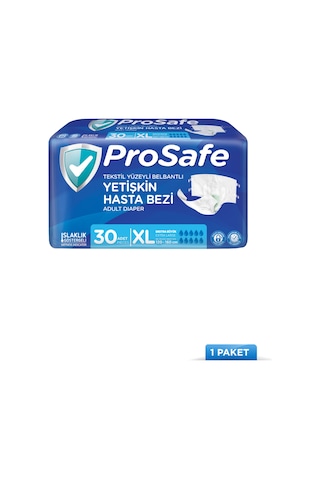 Prosafe Belbantlı Yetişkin Hasta Bezi Xlarge 30'lu XL