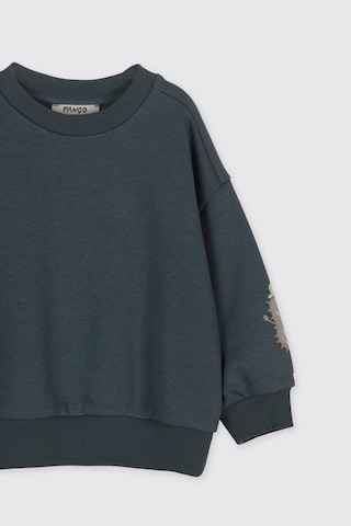Panço Erkek Bebek Yumuşak Dokulu Petrol Sweatshirt Mavi