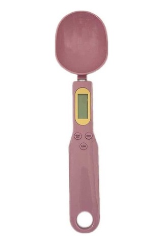 Pazly Elektronik Kaşık Ölçeği Ev Elektronik Terazi 500 Gr/0,1 Pembe Pembe