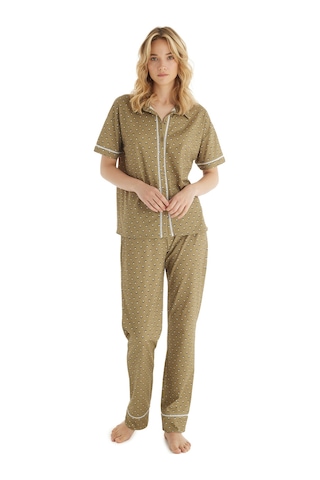 Kadın Pijama Takımı 51860 - Desenli Desenli