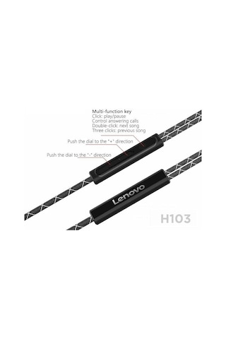 Lenovo H103 Mikrofonlu Kablolu Kulak İçi Kulaklık