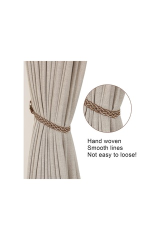 Yenilikçi Etnik Stil Çin Düğümü Perde Askısı Hassas El Dokuma Perde Askısı Kahverengi Diğer