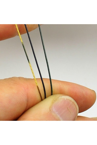 Yeşil 1 Adet 5m Sazan Olta Kanca Bağlantı Sazan Kaplı Hooklink Örgü Hattı Saç Teçhizatı İçin 25ıb Sazan Kaba Olta Takımı