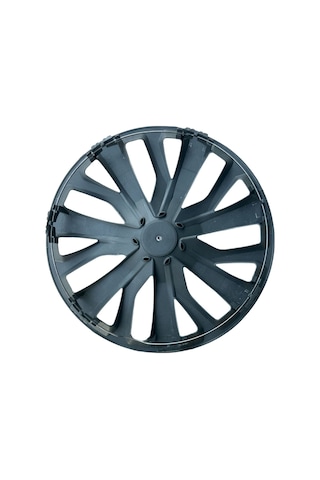 Citroen 16'' İnç Araçlar İçin Uyumlu Jant Kapağı Siyah - Gri Logo