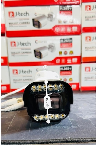 J-tech 7070 5mp 12 Led Sony Lens Gece Renkli Warm Light 1080p Ahd Güvenlik Kamera