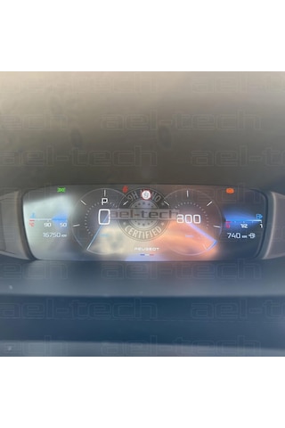 Peugeot 308 Dijital Gösterge 9h Nano Ekran Koruyucu 2025-2026