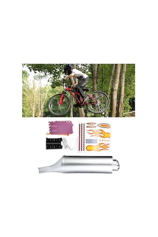 Leezsing Bisiklet Motor Ses Efekti Turbo Borusu - Radyatör Bağlantılı Ses Kartlı Seslendirme Sistemi