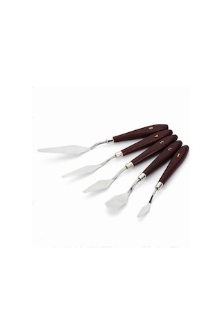 Metal 5’Li Pasta Sıvama Bıçağı Krema Paleti Set