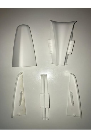 Laminat Parke Süpürgelik Köşe Bağlantı Aparatı 8 CM Beyaz Renk