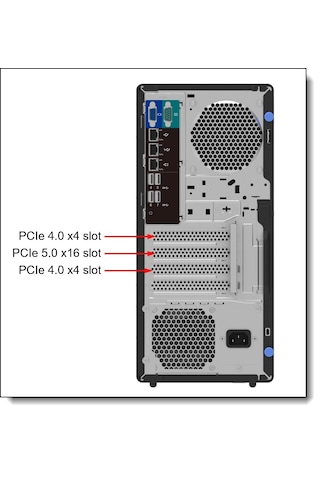 Lenovo St50 V3 7df3a00yea Xeon E-2434-32gb Ddr5 Udımm-2x960gb Ssd 4u Tower Sunucu