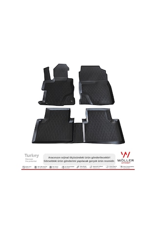 Honda Civic Fd6 Paspas 2006 - 2012 Arası 3D Havuzlu Wöller Paspas
