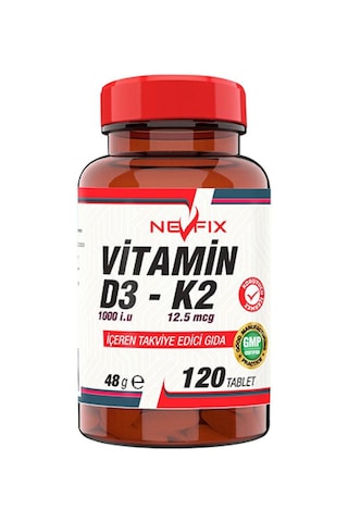 Nevfix Vitamin D3-K2 120 Tablet