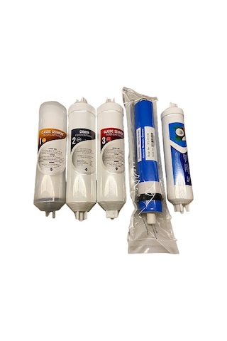 Su Arıtma Cihazı Filtresi Kapalı Kasa 5'li Quick Filtre Seti