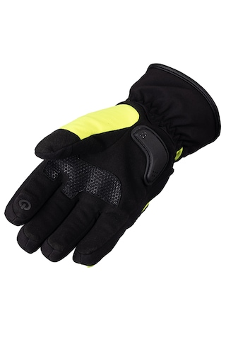 Prd14 Kışlık Sarı Uzun Motosiklet Eldiveni Su Geçirmez, Rüzgar Korumalı, Dokunmatik