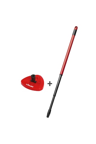 Vileda Turbo Teleskopik Sap + Üçgen Başlık