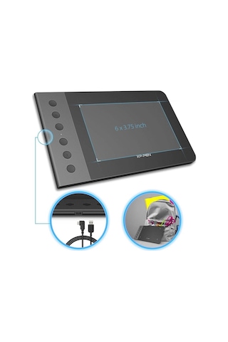 Xp-Pen Star G640 6 x 4" Grafik Tablet